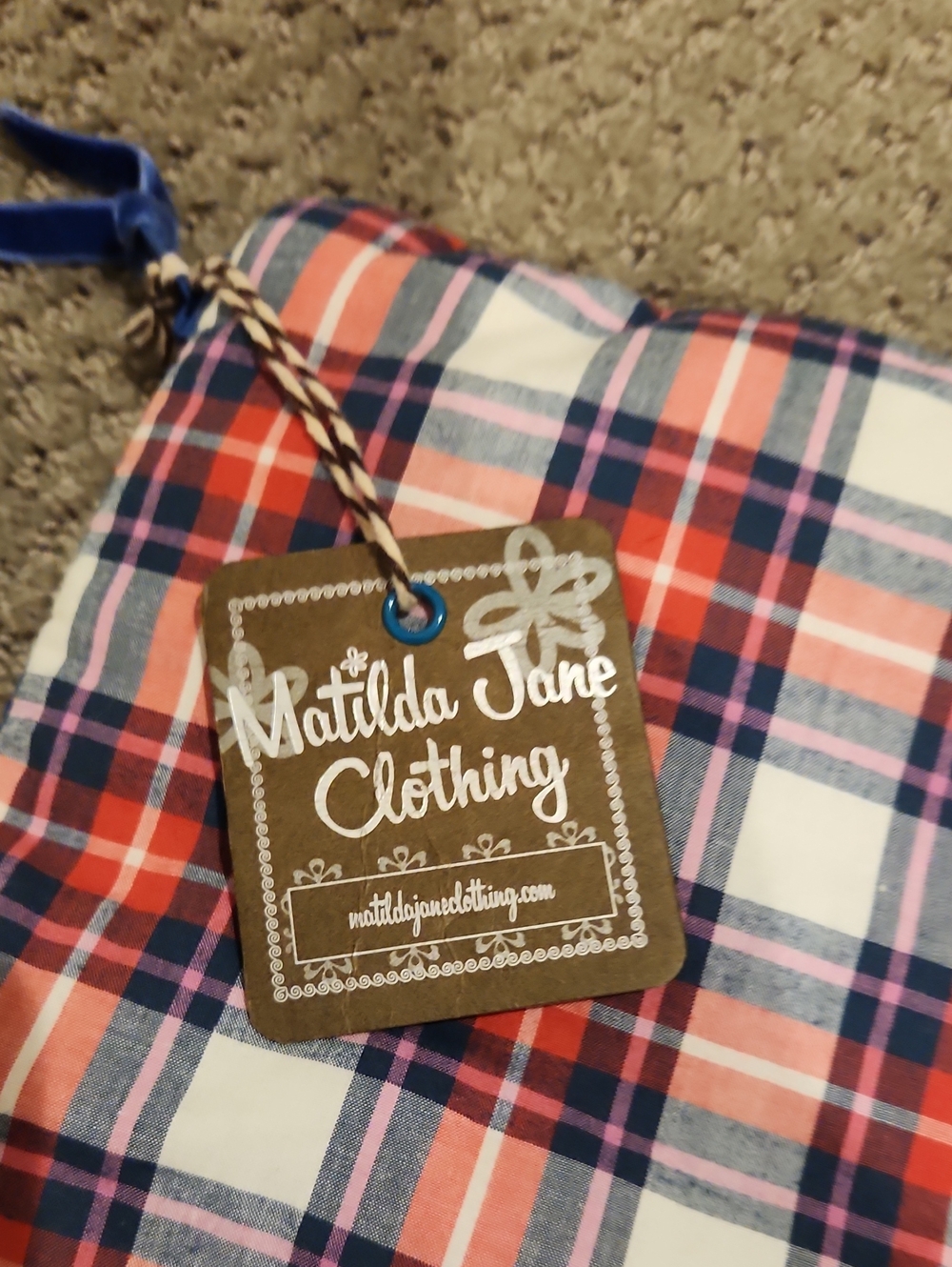 NEW Matilda Jane Red Floral Sleeping Bag with Blue & Mint Ruffles - Picture 3 of 9